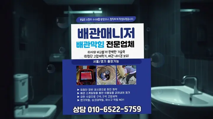 강남 신사동 세탁기 배수구 막힘 업체 품질 보증 - 스마트배관케어 24